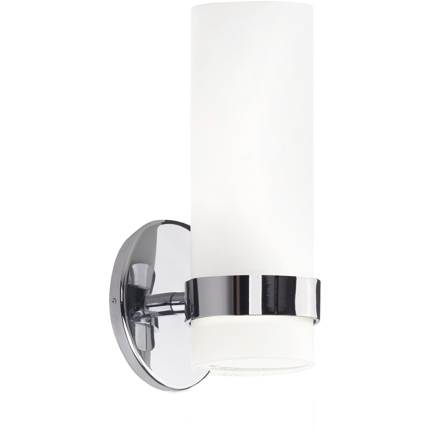 Milano LED 4.75 inch Chrome Wall Sconce Wall Light