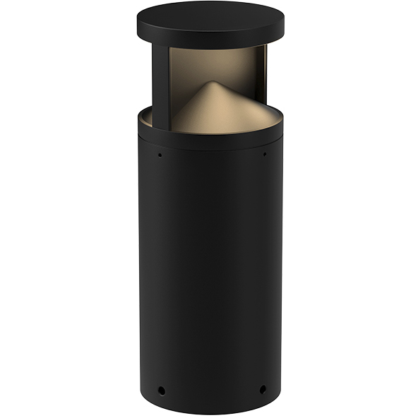 Dover 120-277V 24 watt Black Exterior Bollard