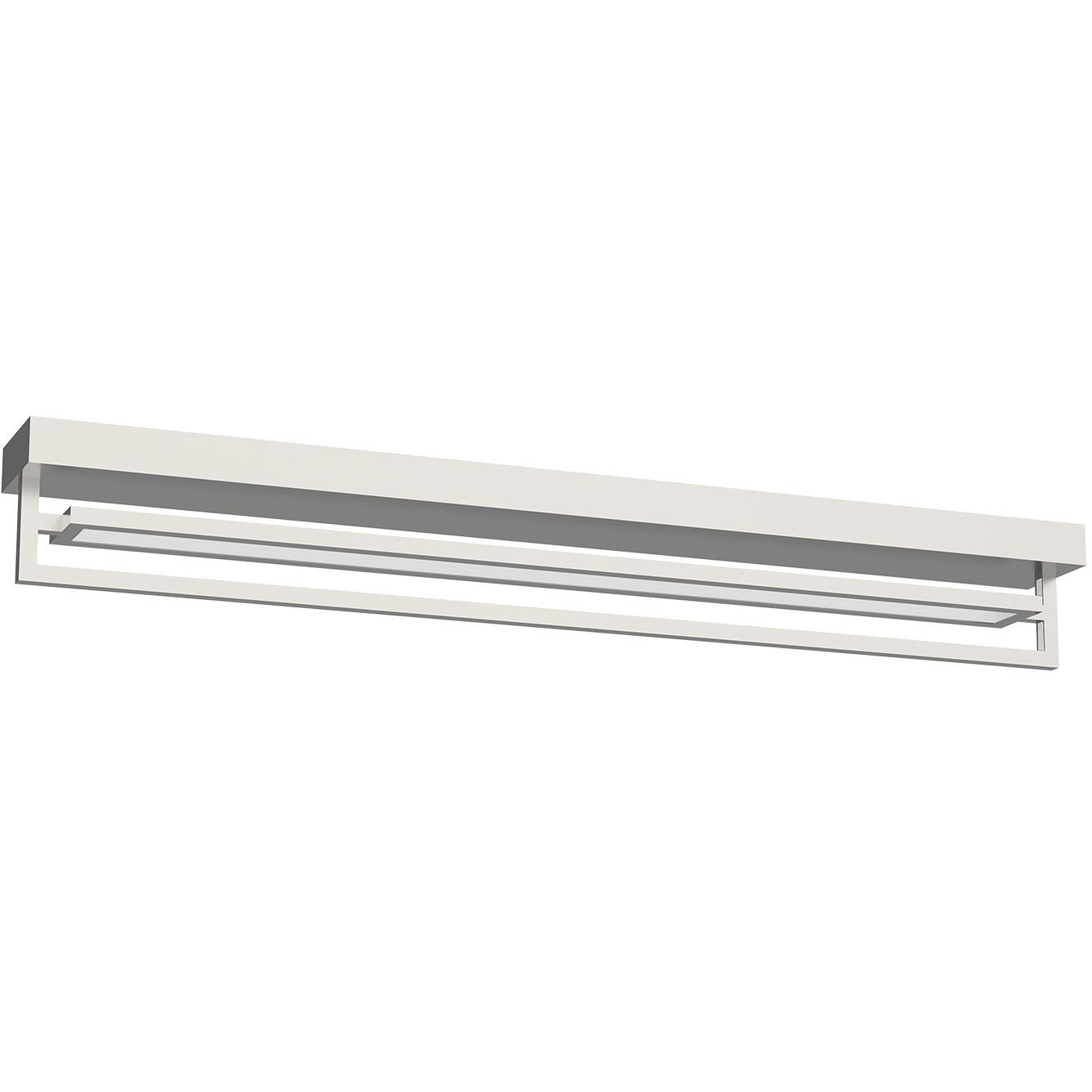 Mondrian LED 3.25 inch Brushed Nickel Semi-Flush Mount Ceiling Light