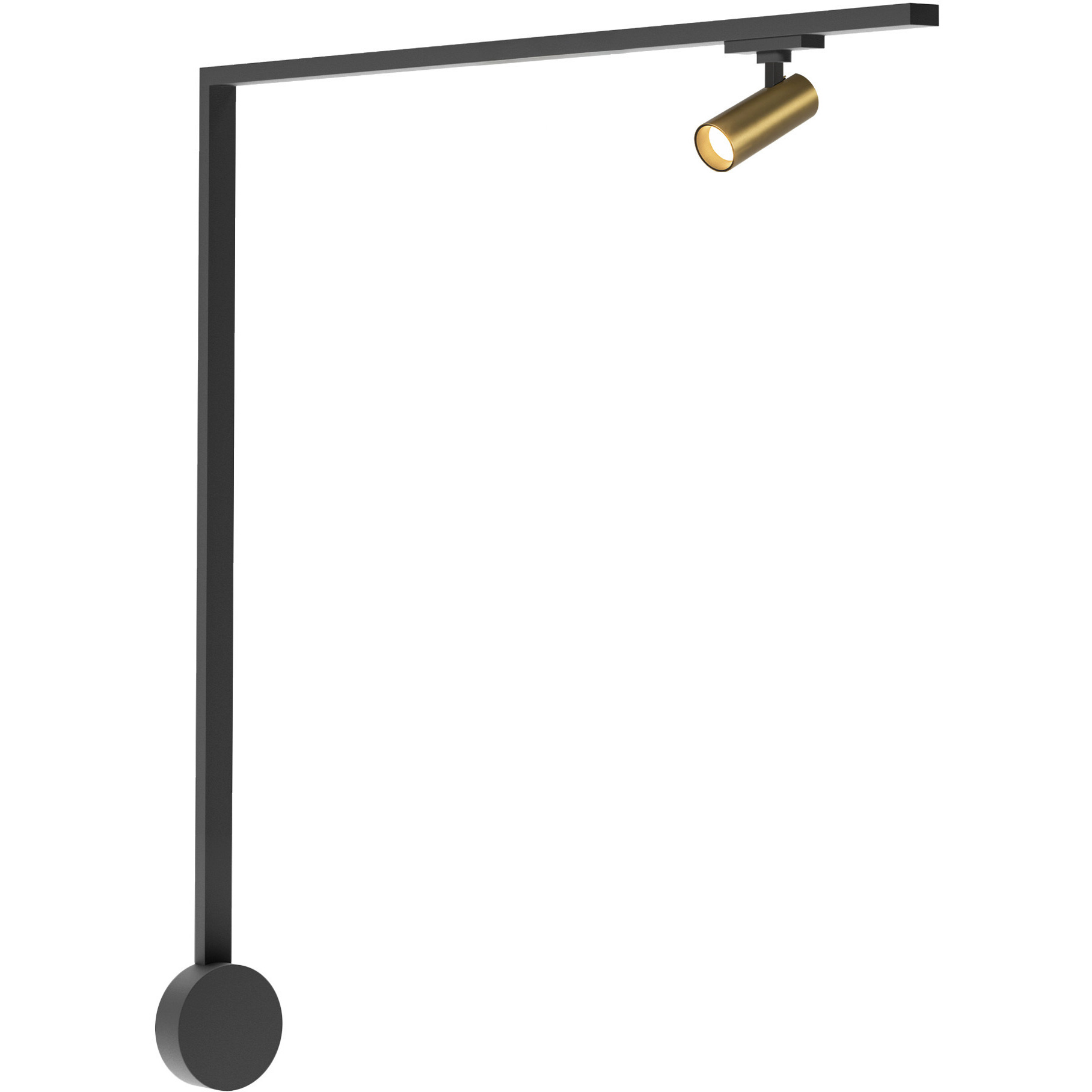 Paolo 120 Brushed Gold Trilo Track Ceiling Light