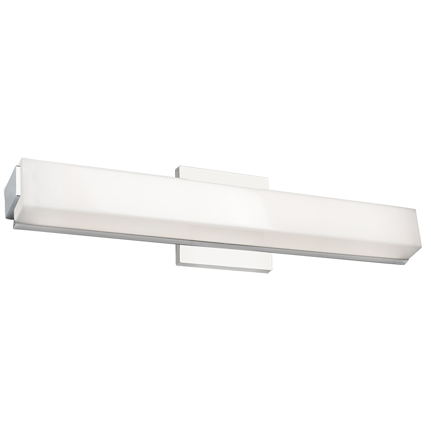 Latitude LED 20.75 inch Chrome Vanity Light Wall Light