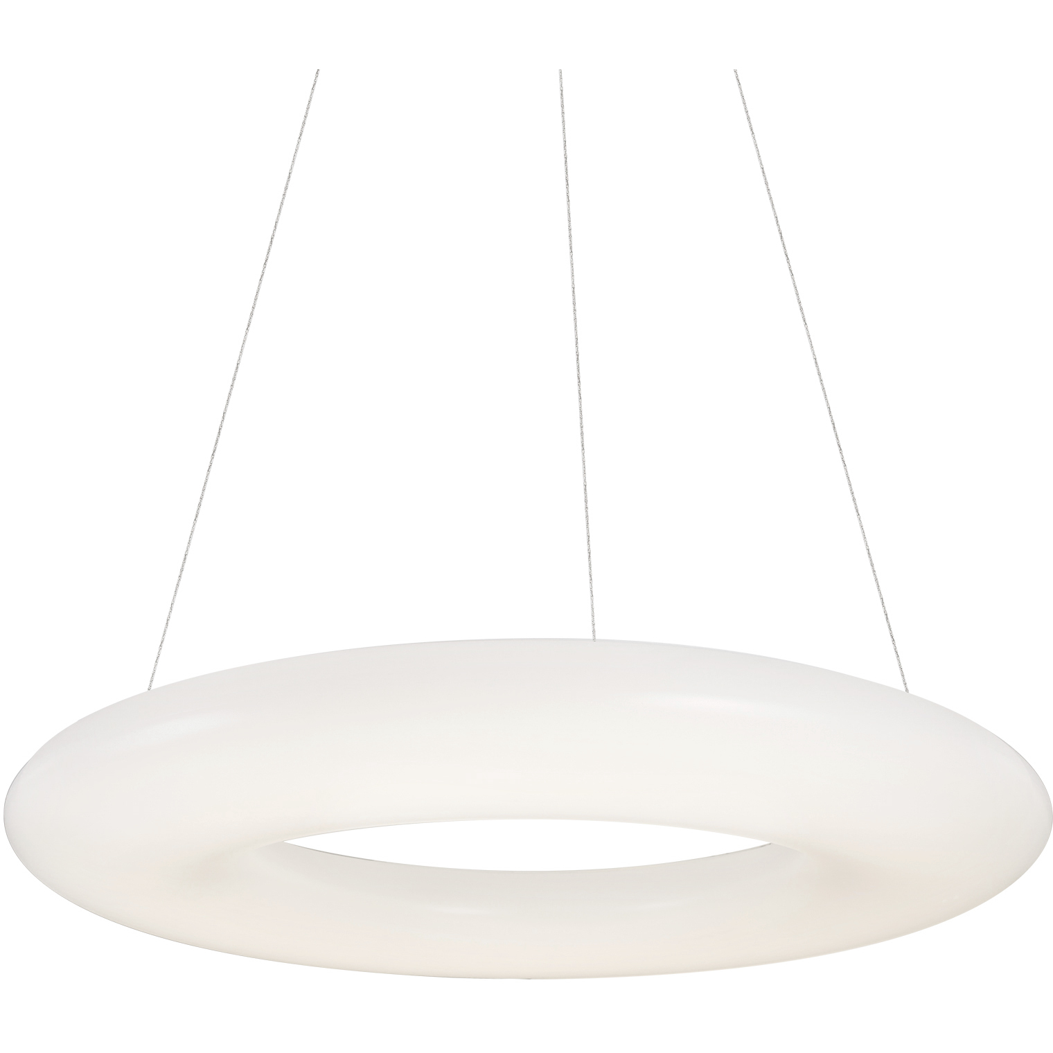 Cumulus LED 36 inch White Pendant Ceiling Light