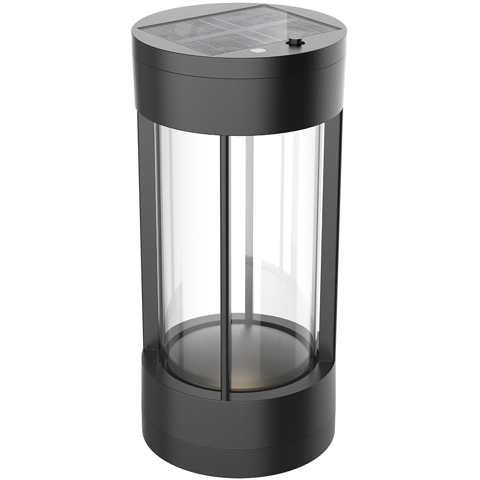 Suara 10 inch 3 watt Black Exterior Portable Lamp
