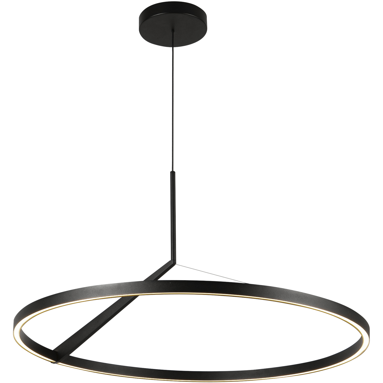 Roda LED 31.5 inch Black Pendant Ceiling Light