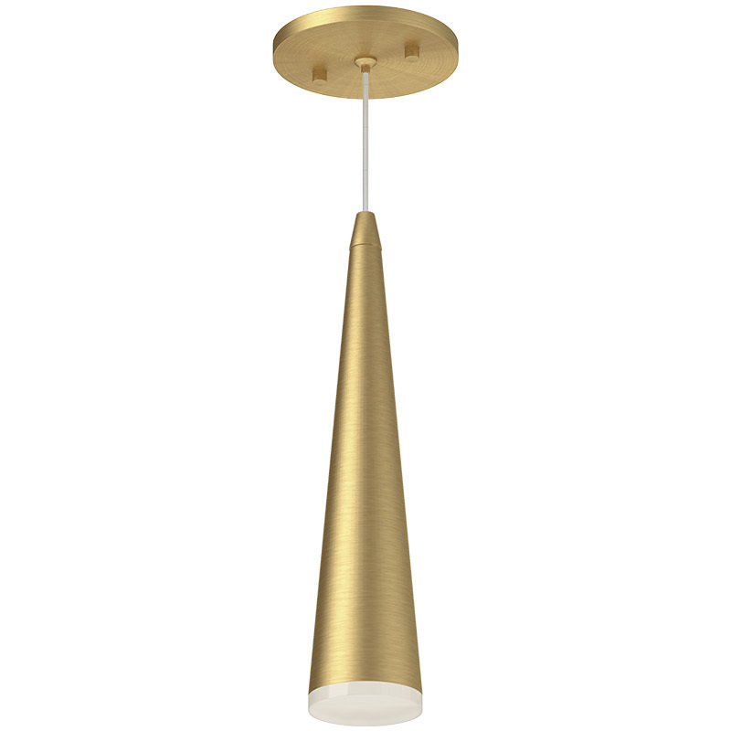 Mina LED 2.75 inch Brushed Gold Pendant Ceiling Light