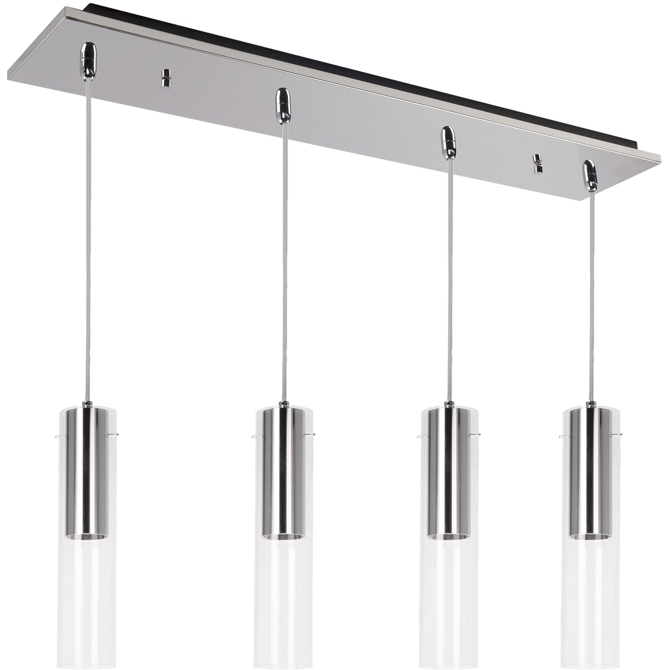 Lena LED 5.13 inch Chrome Multi Pendant Ceiling Light