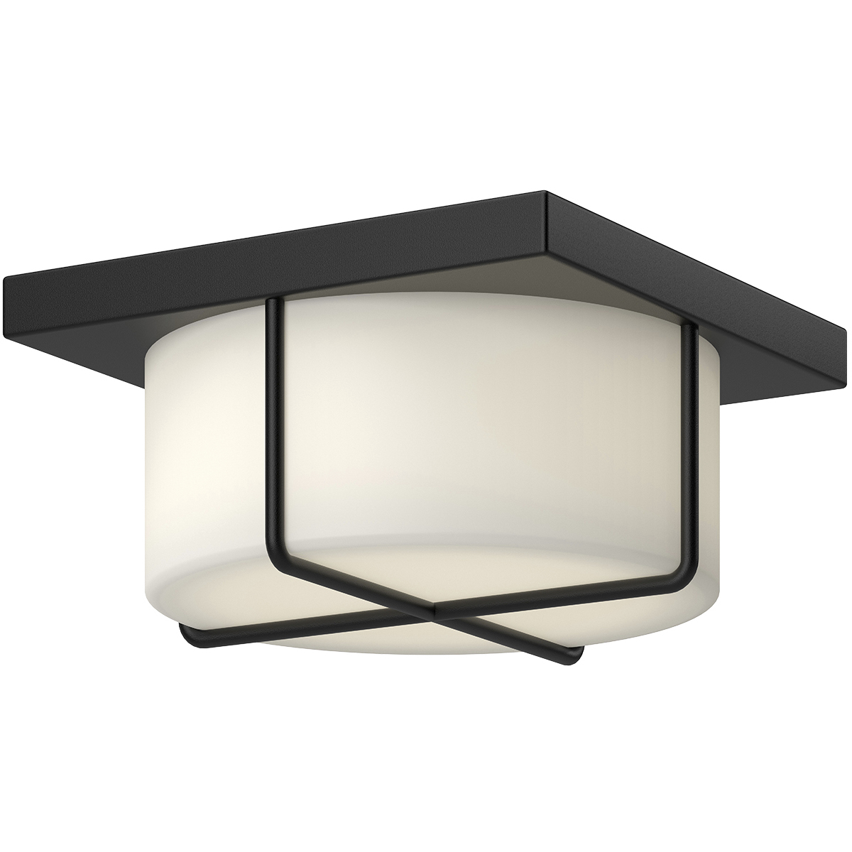 Regalo LED 10.13 inch Black Flush Mount Ceiling Light