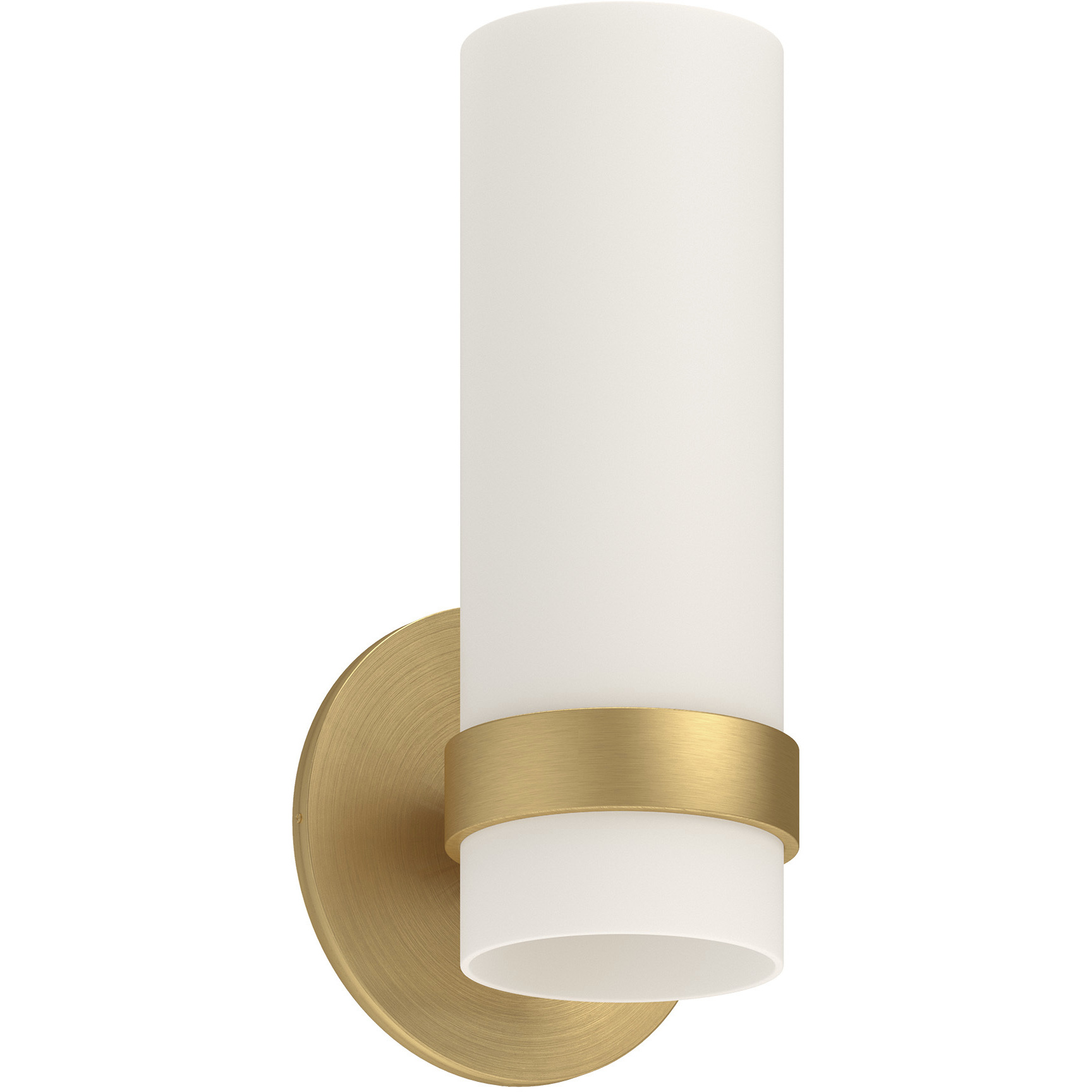 Milano LED 4.75 inch Brushed Gold Wall Sconce Wall Light