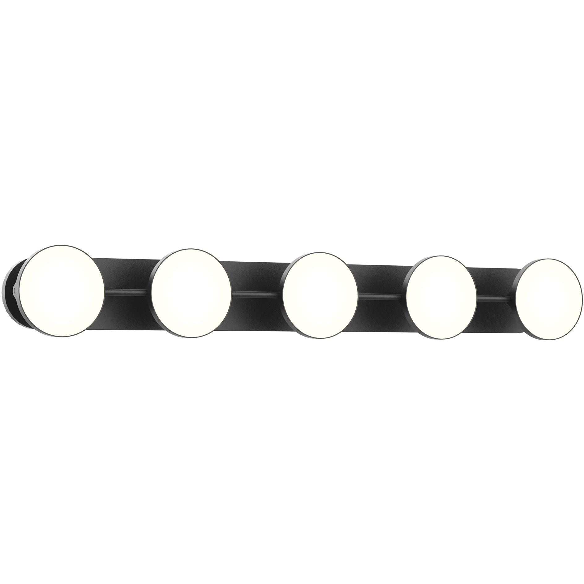 Novel LED 37 inch Black Vanity Light Wall Light