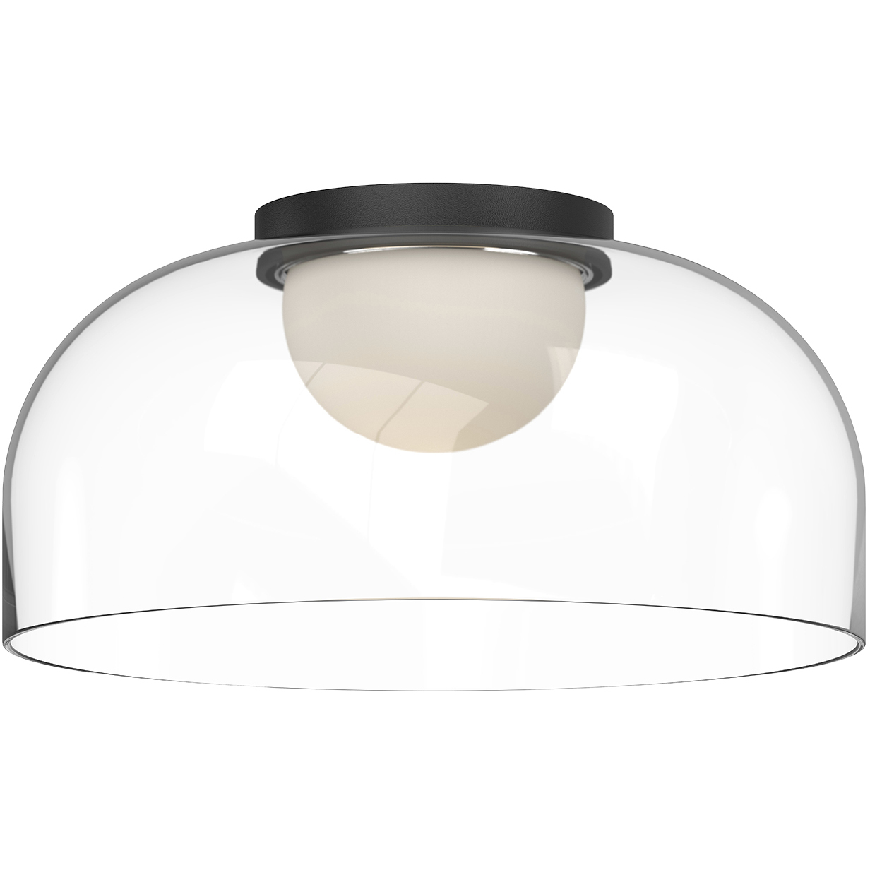 Cedar LED 12 inch Black Flush Mount Ceiling Light