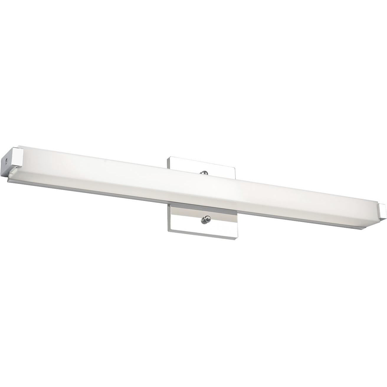 Latitude-Slim LED 20.75 inch Chrome Vanity Light Wall Light
