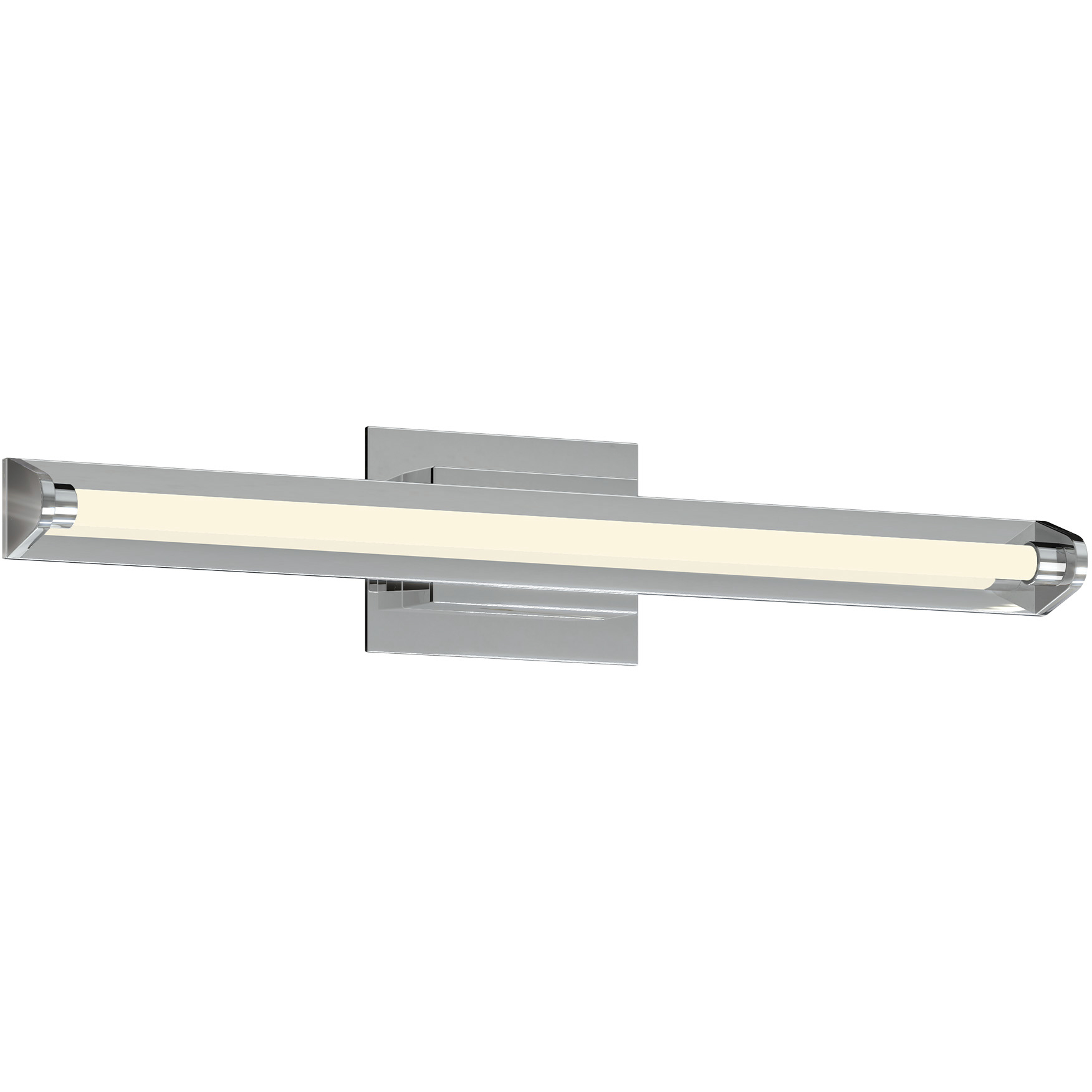 Plymouth LED 24.13 inch Chrome Vanity Light Wall Light