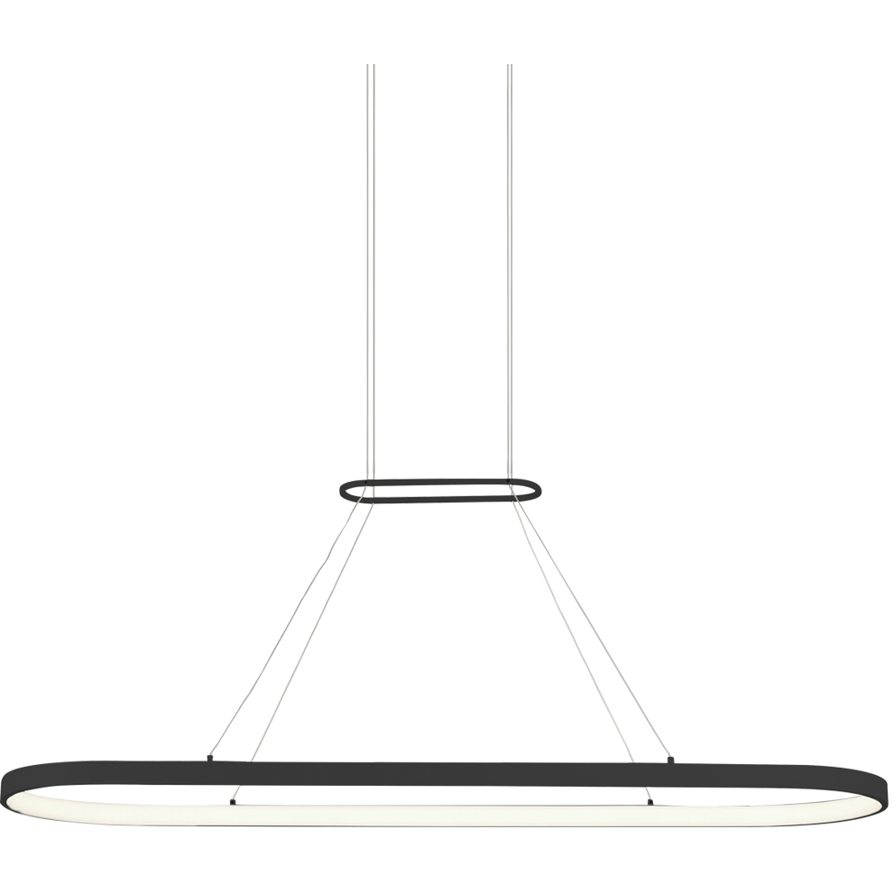 Eerie LED 47.25 inch Black Pendant Ceiling Light