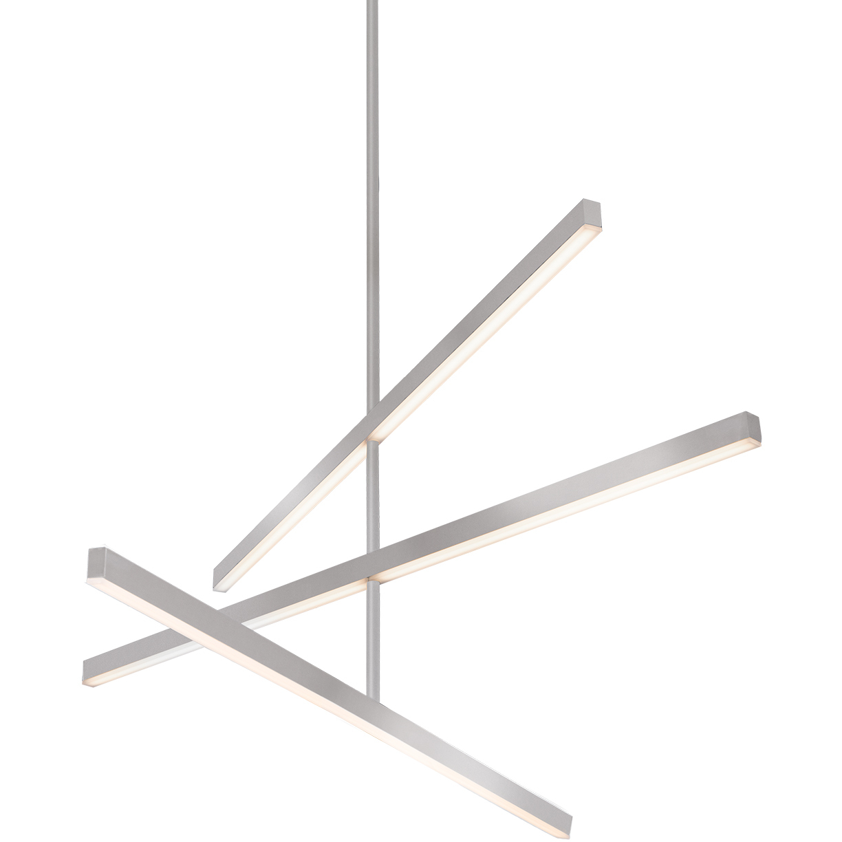 Vega LED 0.75 inch Brushed Nickel Chandelier Ceiling Light