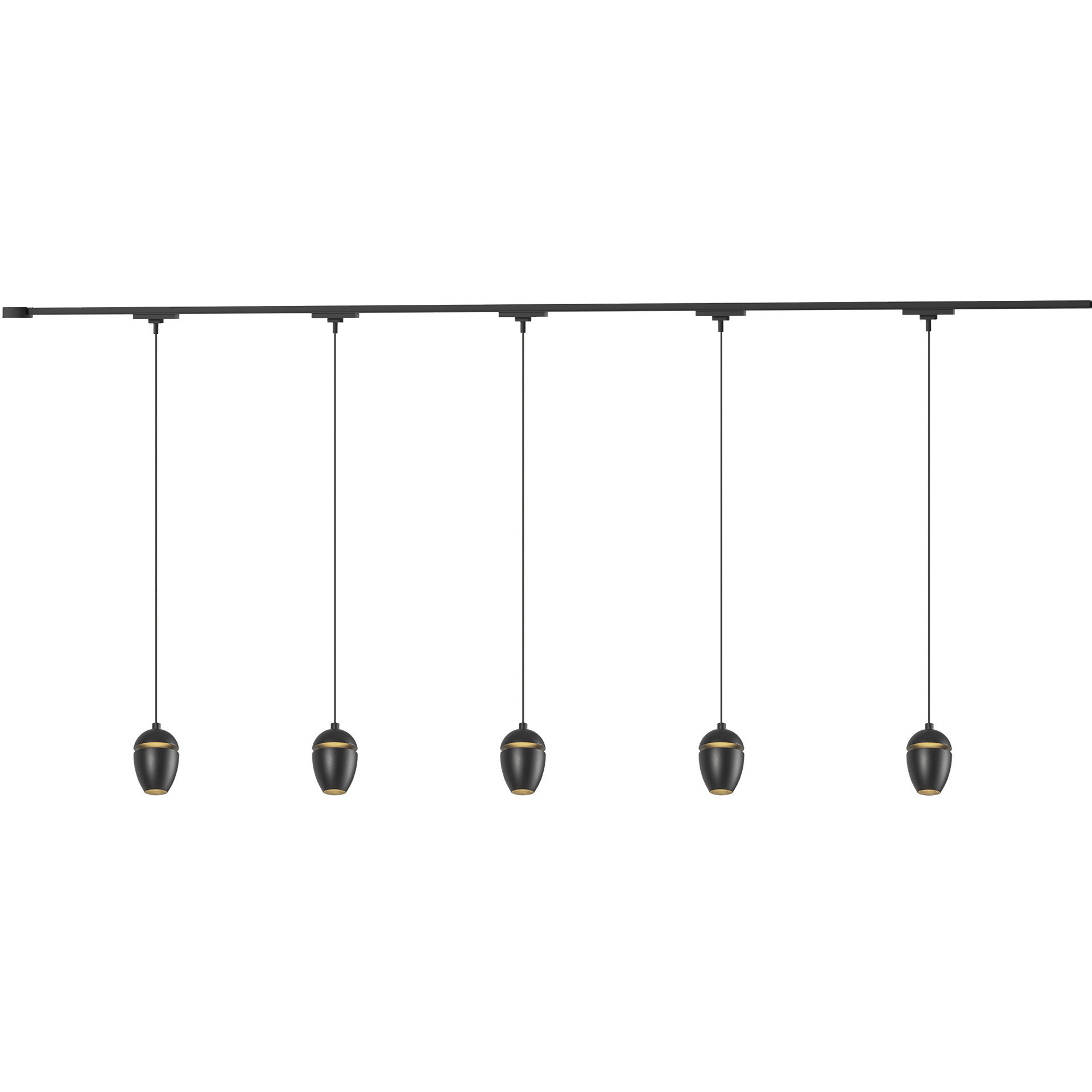 Eloa 120 Black Trilo Track Ceiling Light