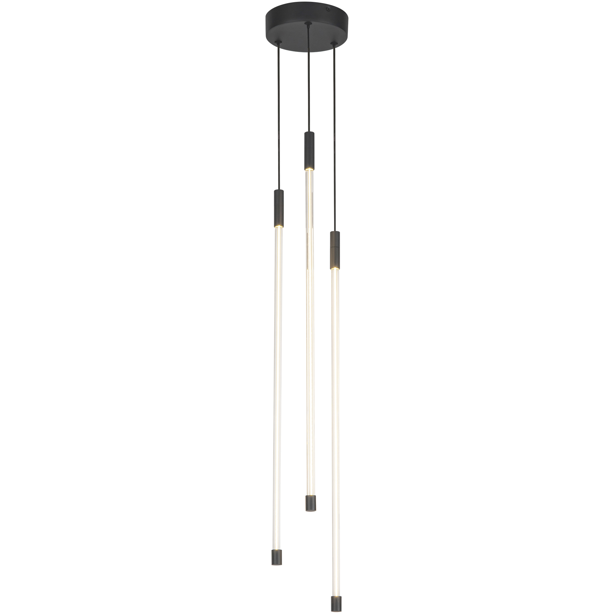 Motif LED 5.5 inch Black Multi Pendant Ceiling Light