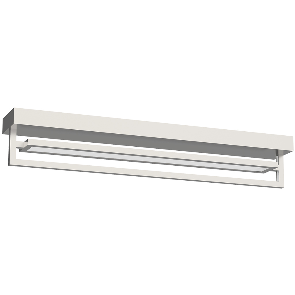 Mondrian LED 3.25 inch Brushed Nickel Semi-Flush Mount Ceiling Light