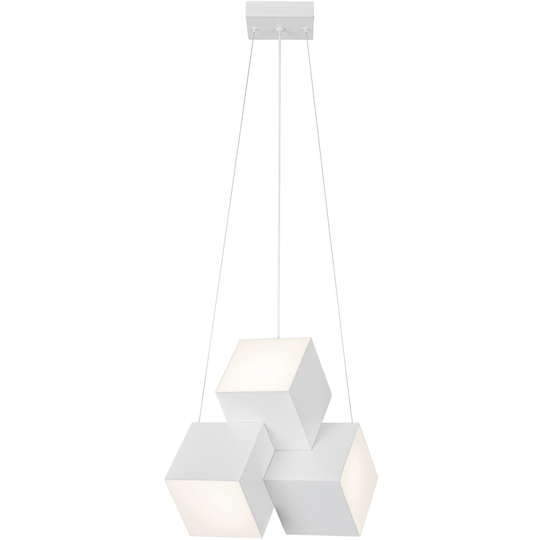 Tetra LED 11.38 inch White Pendant Ceiling Light