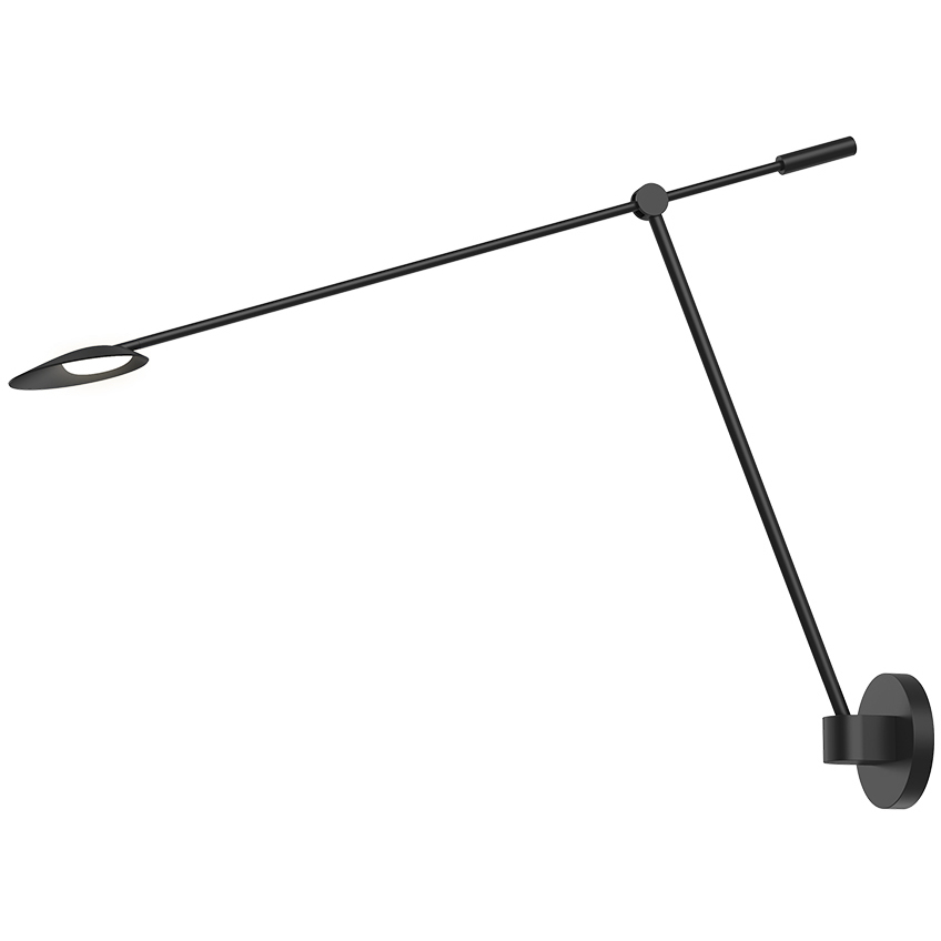 Rotaire LED 4.63 inch Black Wall Sconce Wall Light