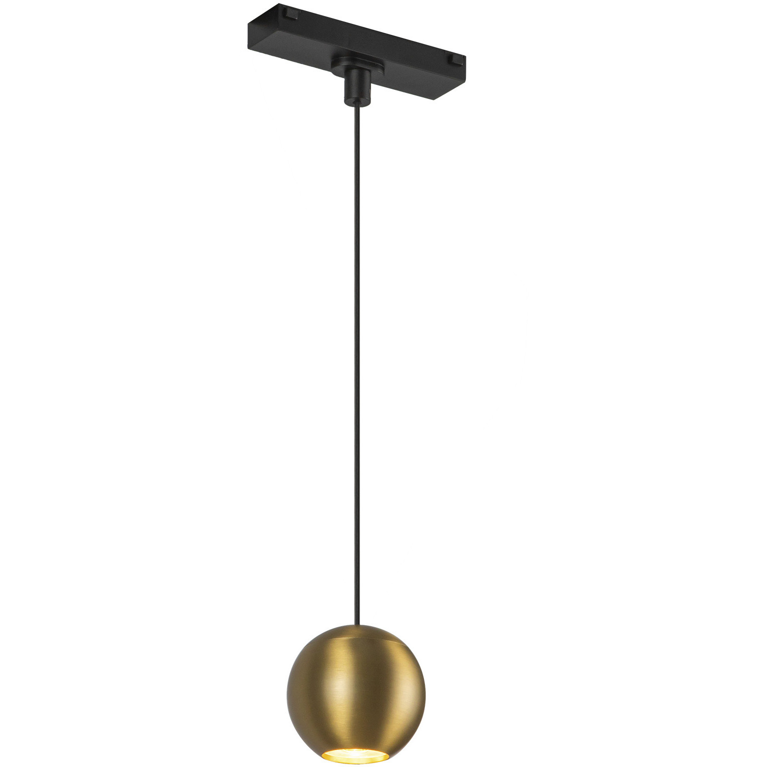 Faria 48V DC Brushed Gold Trilo Track Pendant Ceiling Light in 4000K