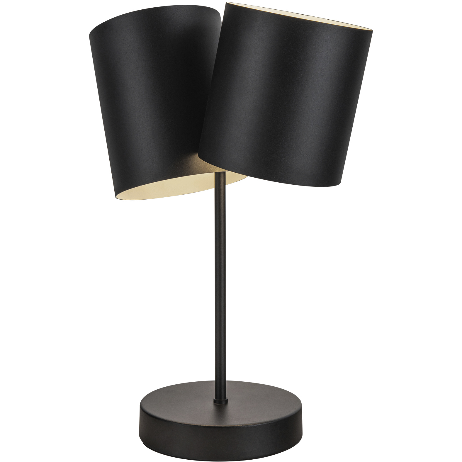 Keiko 18.5 inch 60 watt Black Table Lamp Portable Light