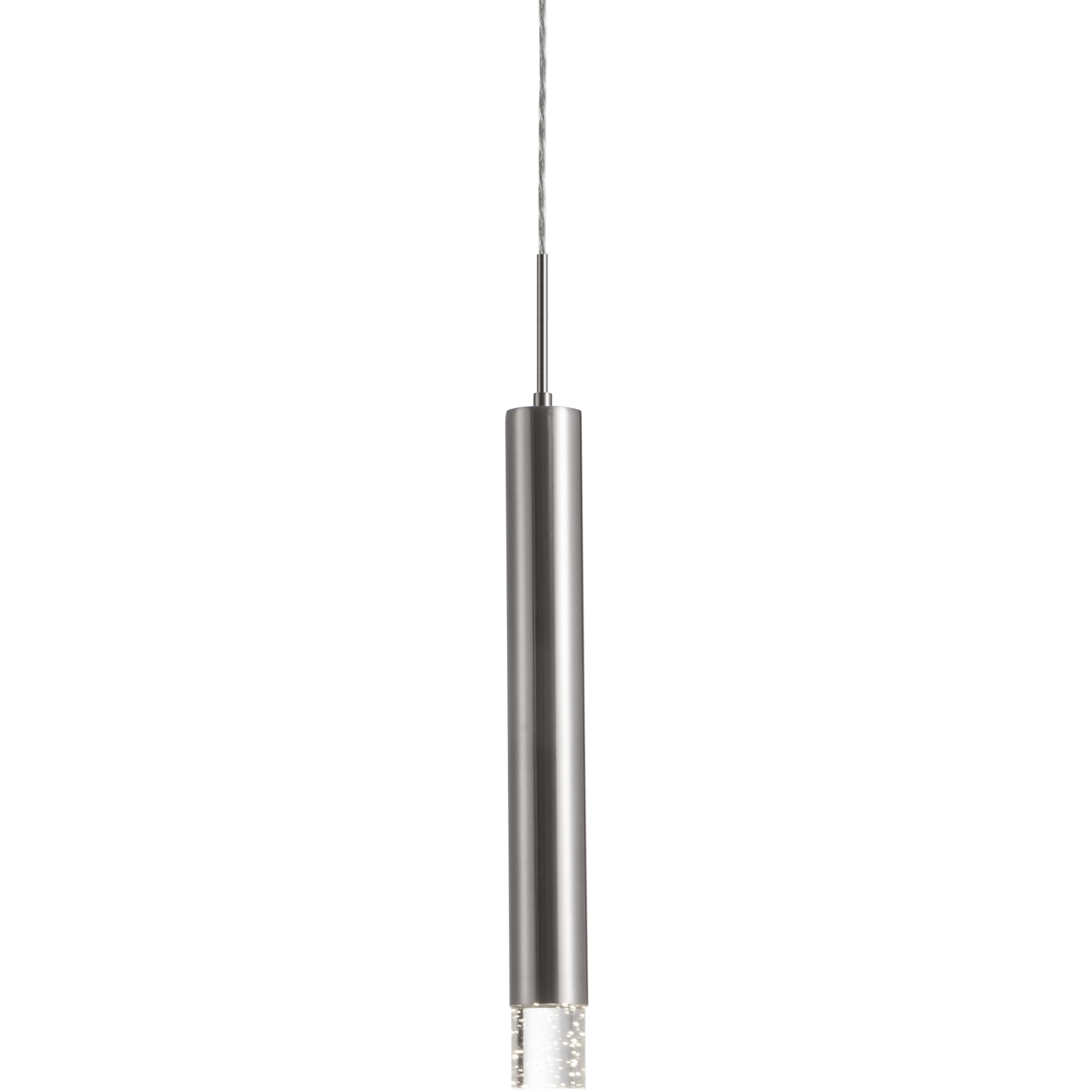 Pendula LED 2 inch Brushed Nickel Pendant Ceiling Light