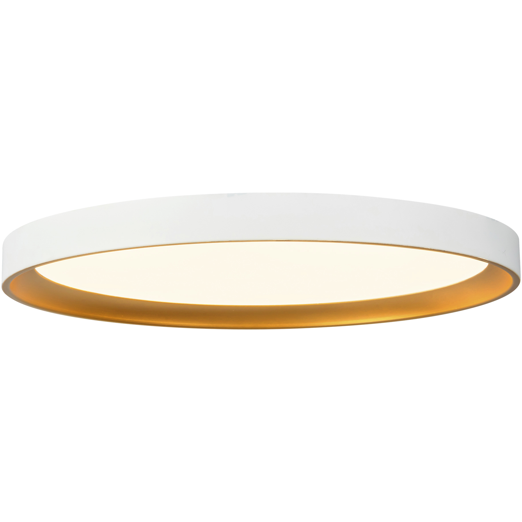 Nix 15.13 inch White and Gold Flush Mount Ceiling Light