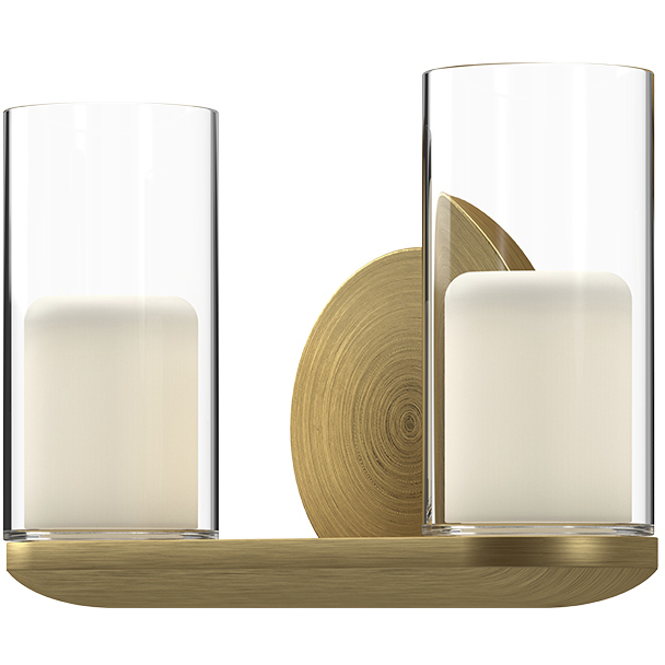 Birch LED 11.13 inch Brushed Gold Vanity Light Wall Light