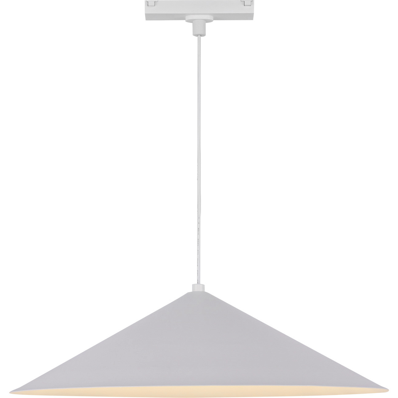 Luiz 48V DC White Trilo Track Pendant Ceiling Light in 4000K