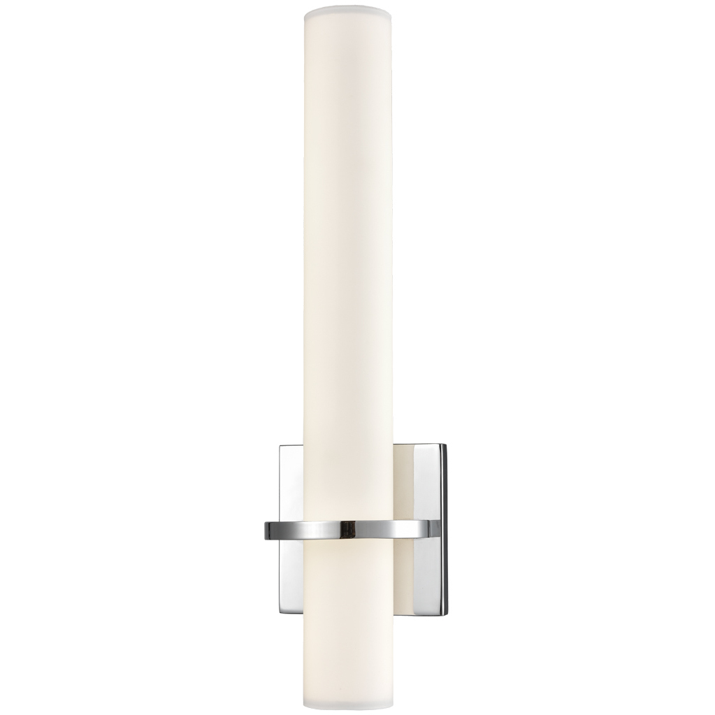 Bhutan LED 4.5 inch Chrome ADA Wall Sconce Wall Light