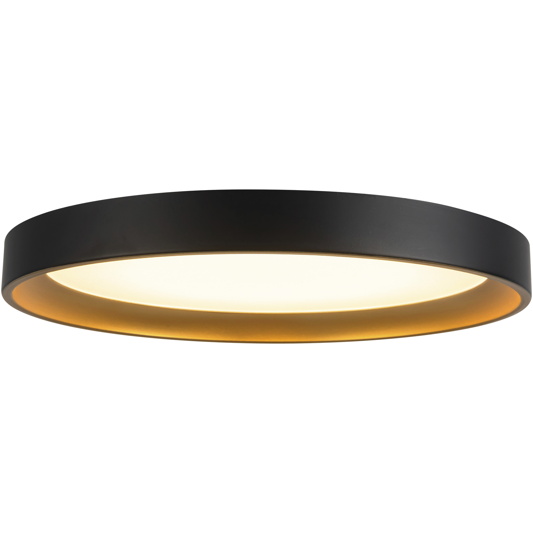 Nix 11.88 inch Black and Gold Flush Mount Ceiling Light
