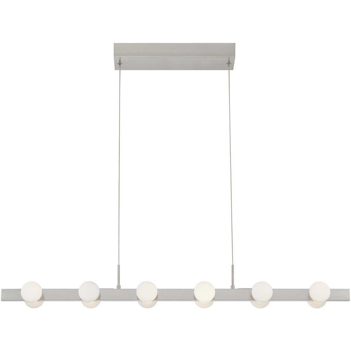 Rezz LED 36 inch Brushed Nickel Linear Pendant Ceiling Light