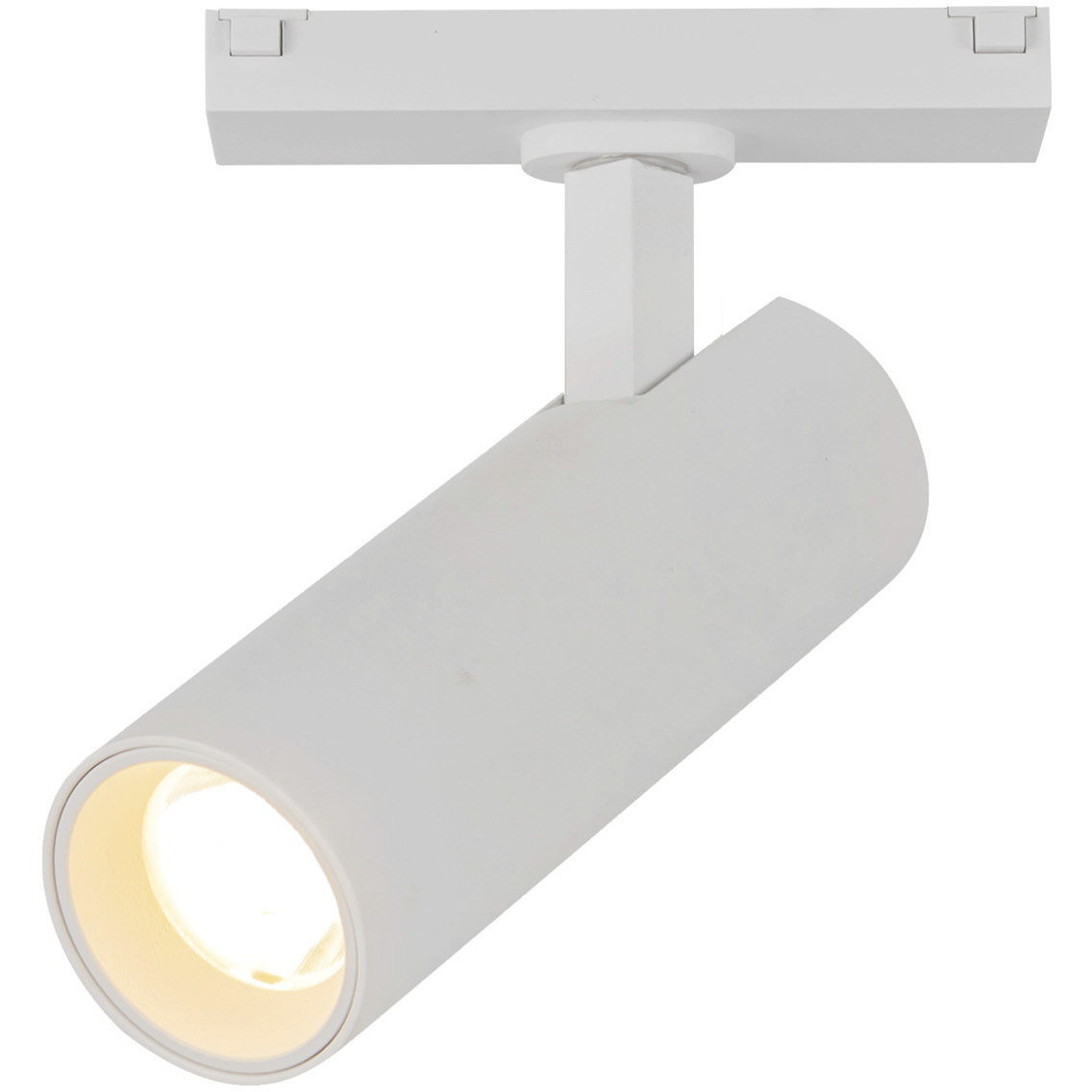 Paolo 48V DC White Trilo Track Directional Light Ceiling Light in White Baffle, 3000K