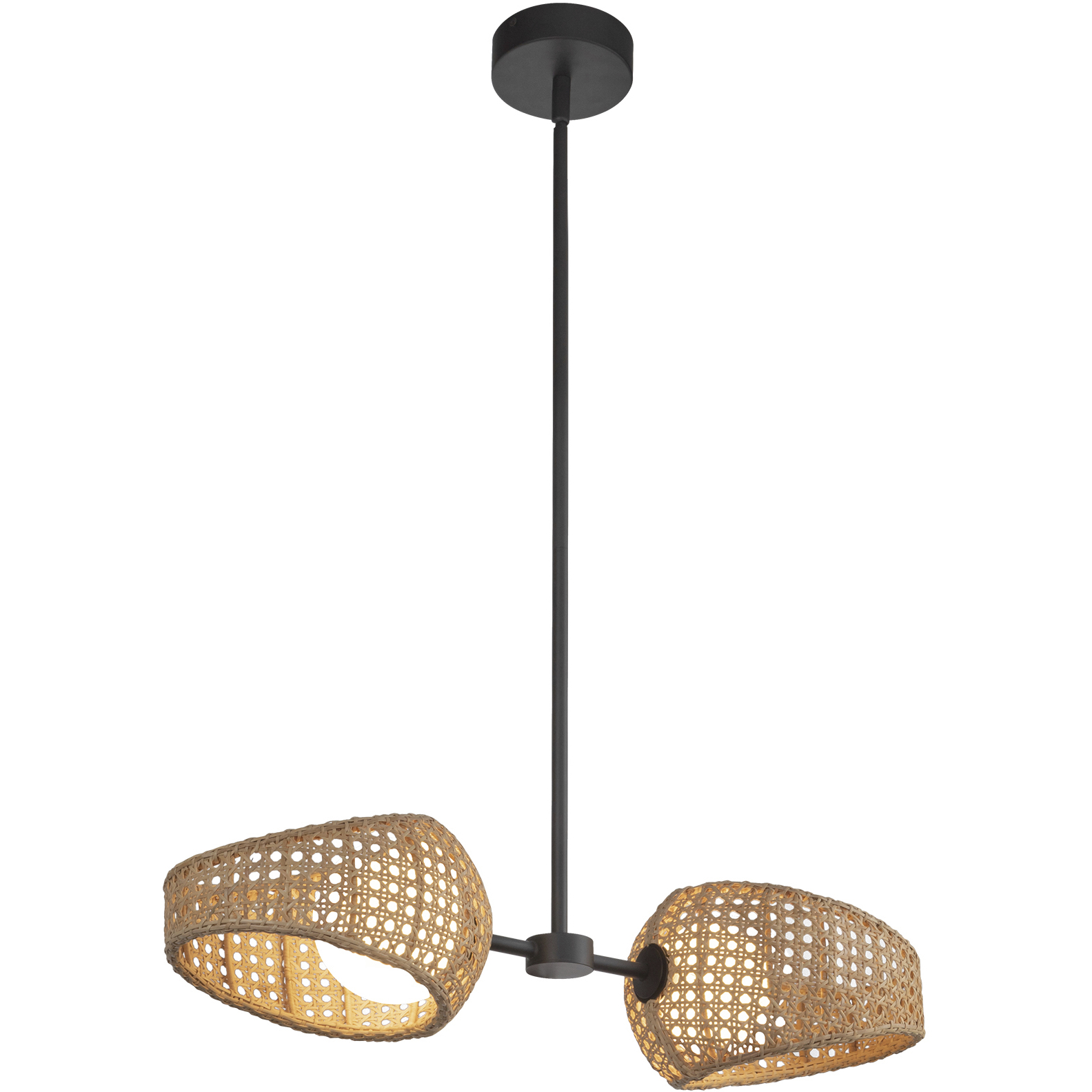Lanai LED 7.38 inch Black/Opal Glass Pendant Ceiling Light