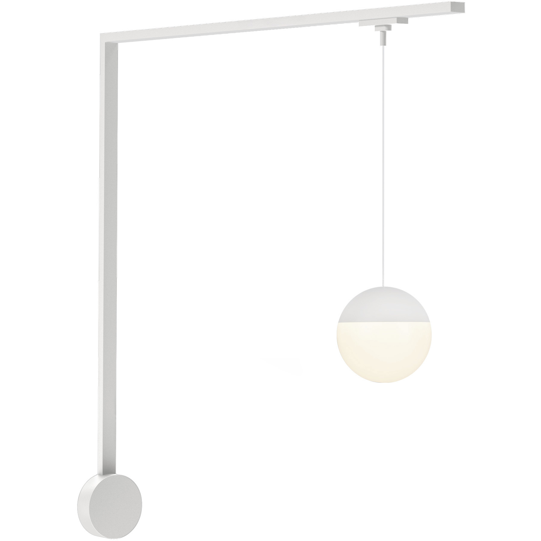 Monae 120 White Trilo Track Ceiling Light