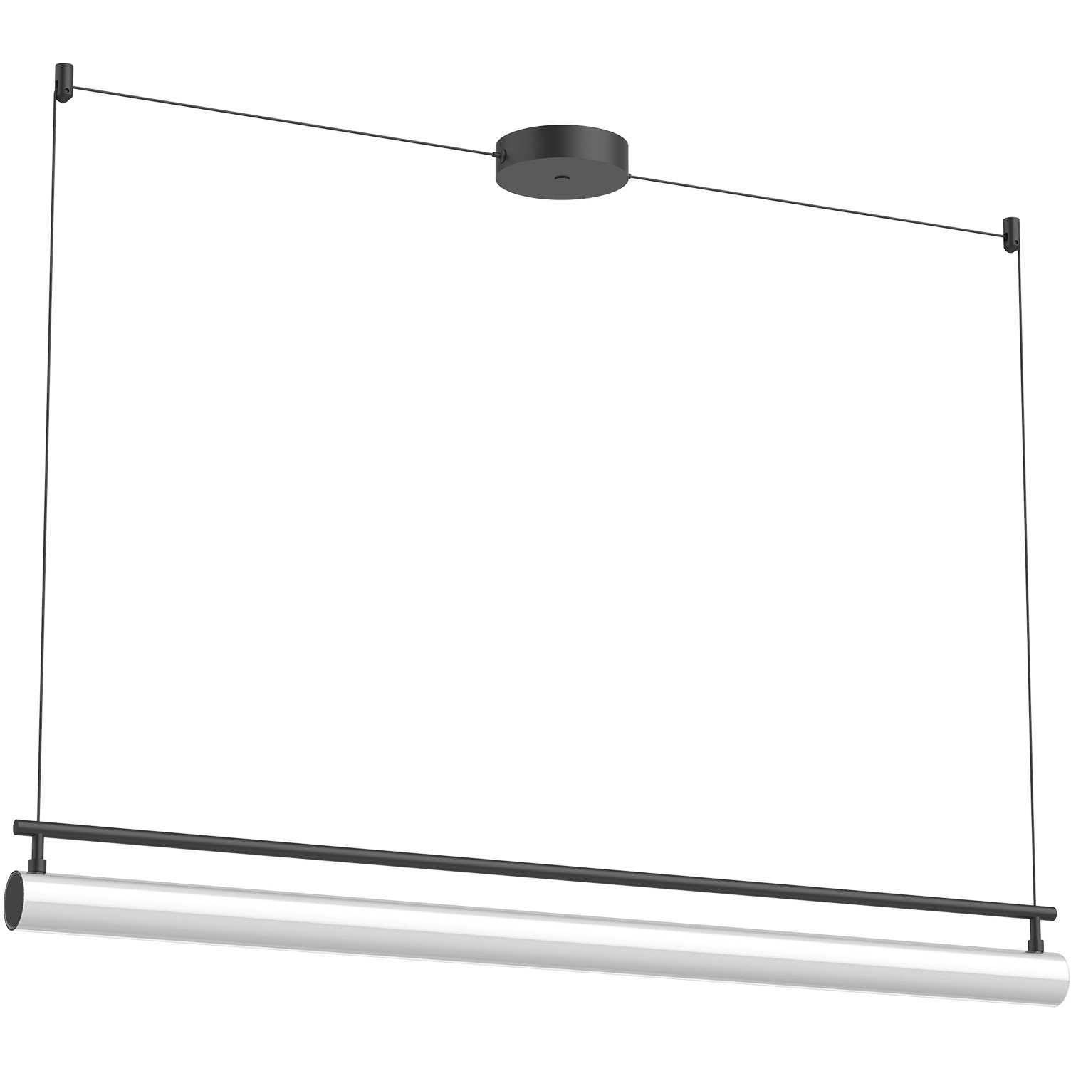 Gramercy LED 48 inch Black Linear Pendant Ceiling Light