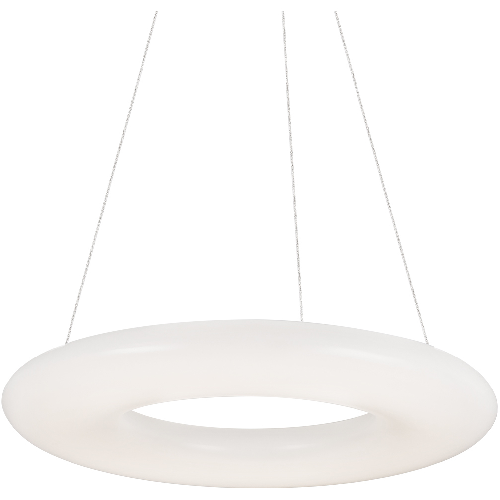 Cumulus LED 30 inch White Pendant Ceiling Light in 120-volt