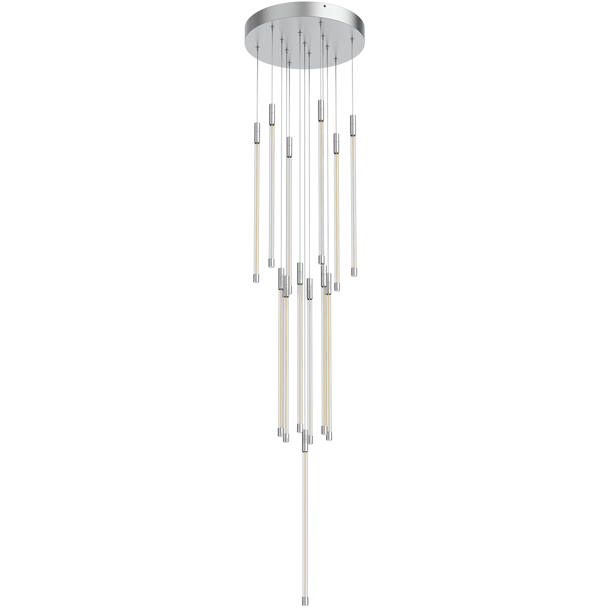 Motif LED 12.75 inch Chrome Multi Pendant Ceiling Light