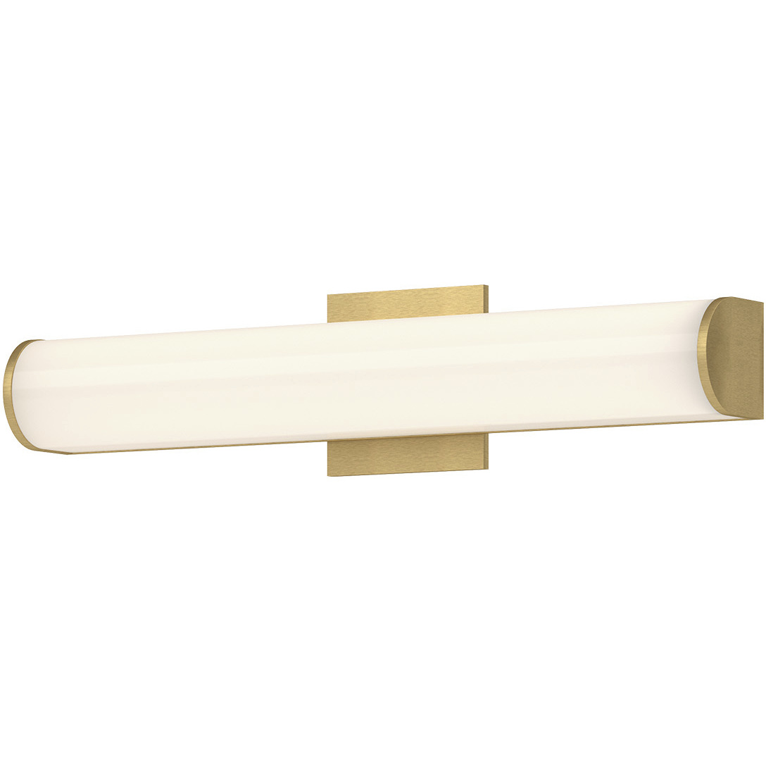Longitude LED 20 inch Brushed Gold Vanity Light Wall Light