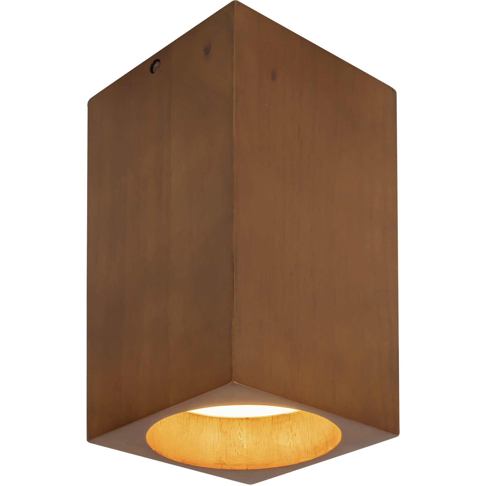 Bosco 5 inch Natural Oak Flush Mount Ceiling Light