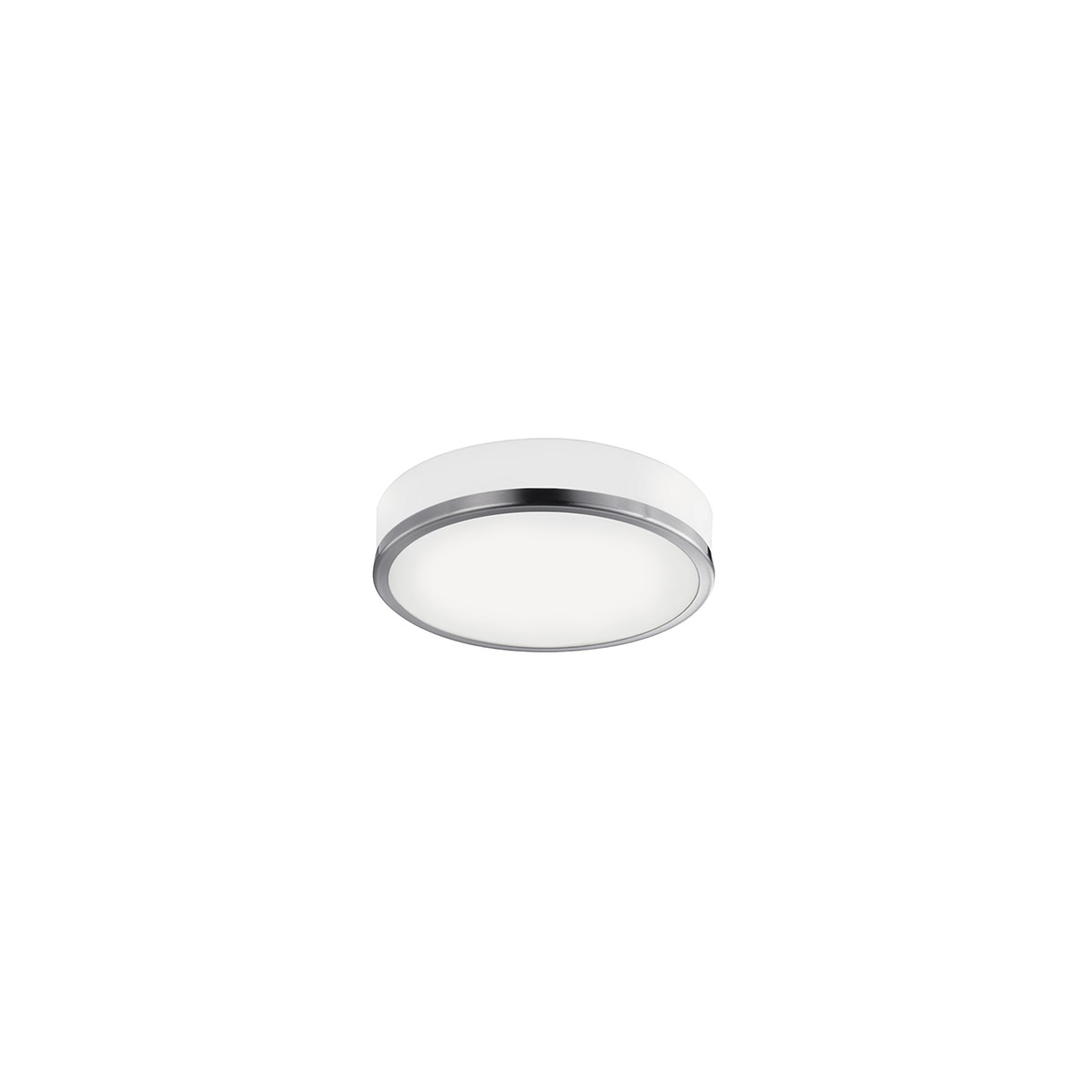 Charlie 2 Light 10.25 inch Nickel Flush Mount Ceiling Light in Brushed Nickel