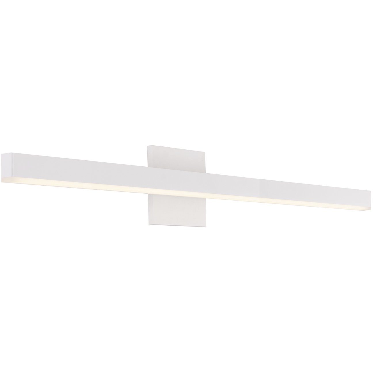 Vega LED 37 inch White Vanity Light Wall Light in 2700K
