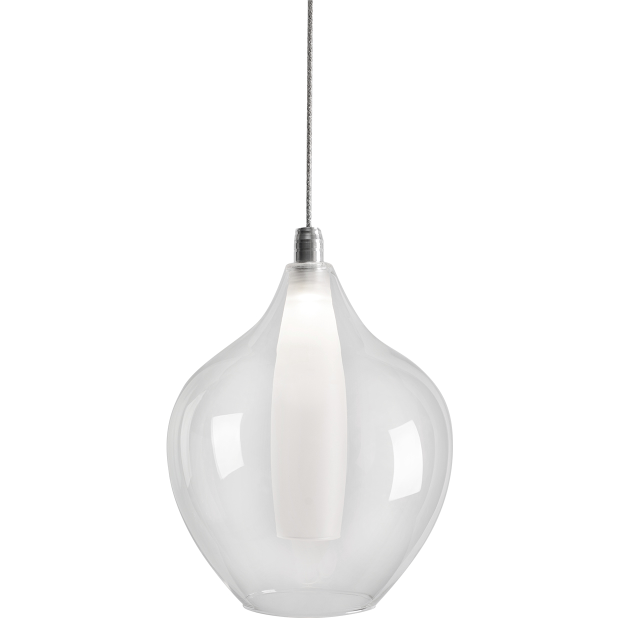 Victoria LED 7 inch Chrome Pendant Ceiling Light