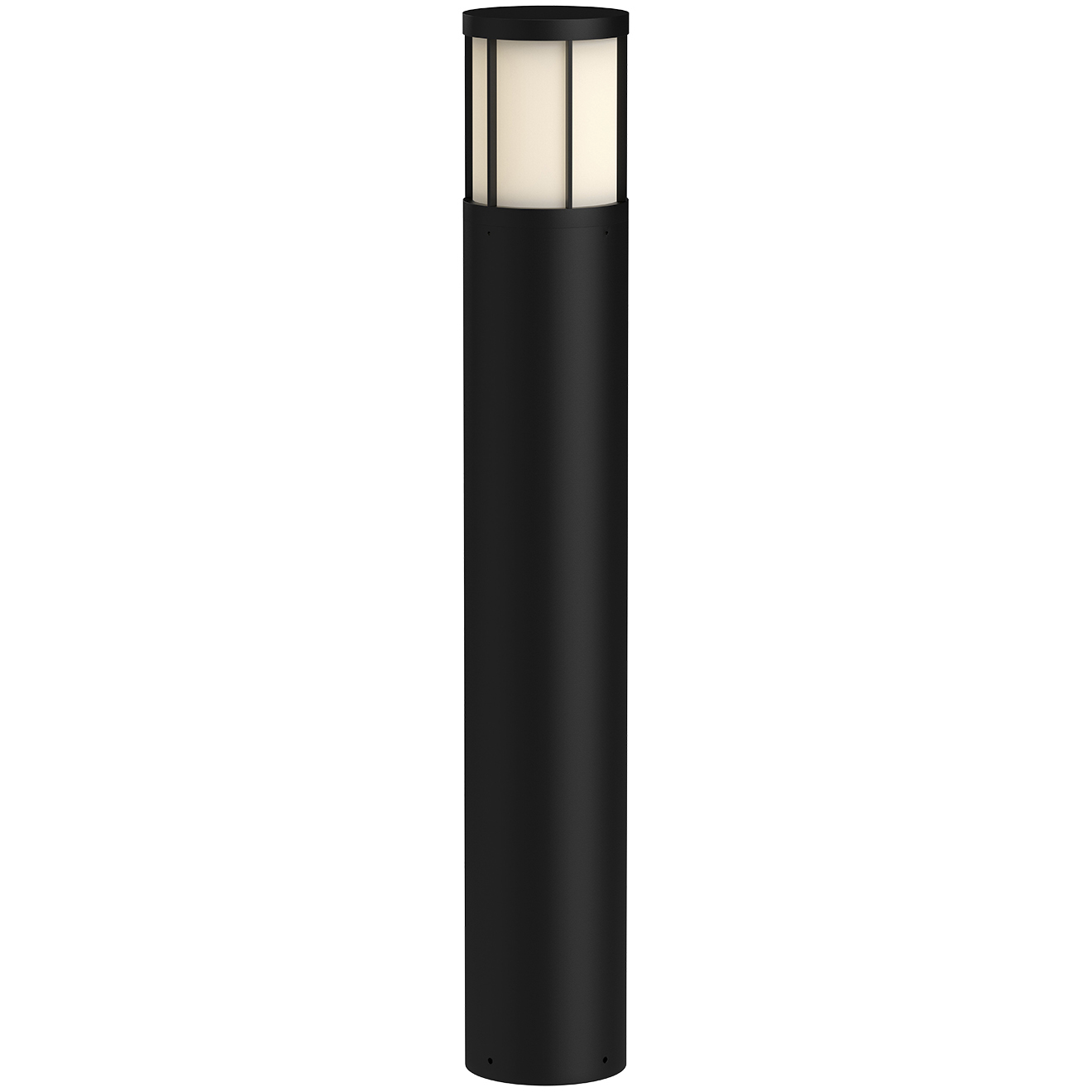 Alden 120-277V 24 watt Black Exterior Bollard