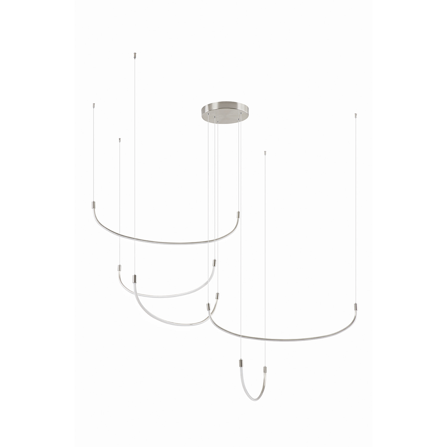 Talis LED 70.5 inch Brushed Nickel Multi Pendant Ceiling Light