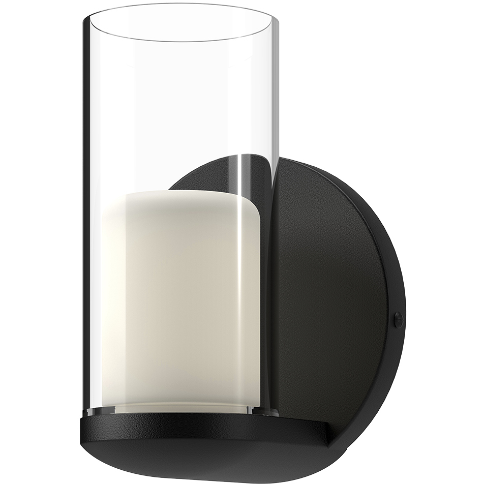 Birch LED 3 inch Black ADA Wall Sconce Wall Light