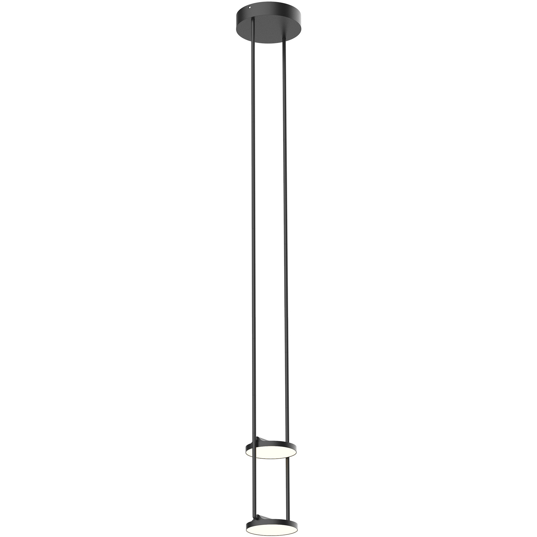 Novel LED 5.25 inch Black Pendant Ceiling Light